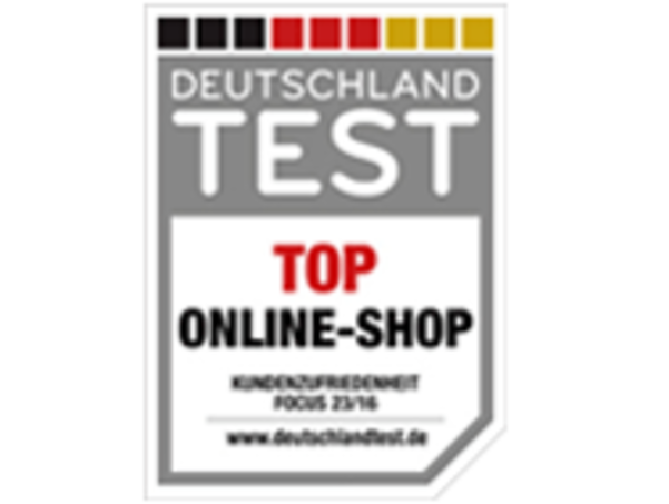 Das Logo des Top Online-Shop Tests von Focus Online